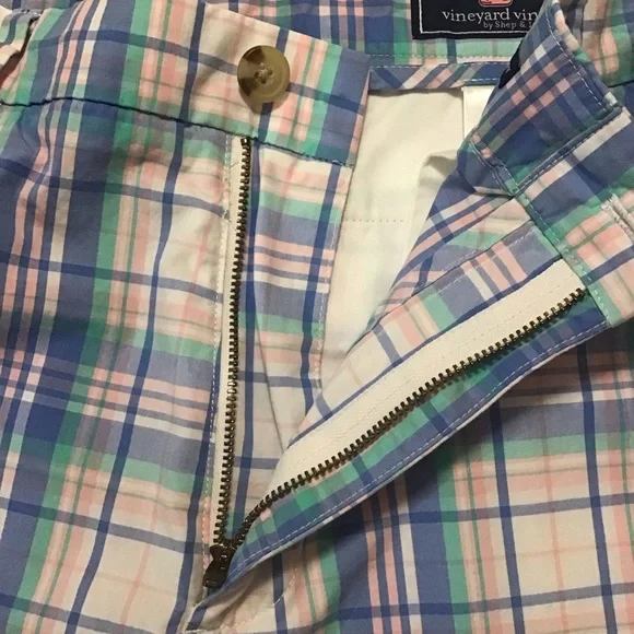 Vineyard Vines Men’s Breaker Plaid Shorts Multicolor - Picture 8 of 9